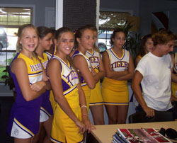 The Tallassee Junior Varsity Cheerleaders in 2005