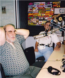 Jack Mitchell at WTLS with CW for the 50th anniversary in 2004